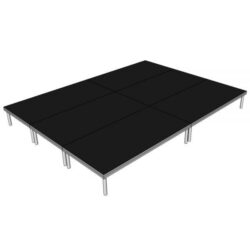 InHouse Rentals Podium 3x4 meter | Hoogte: 40\60 cm