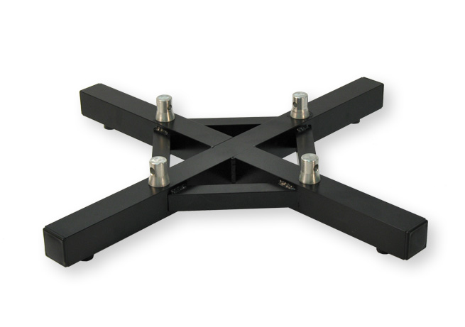InHouse Rentals Baseplate kruis | Zwart