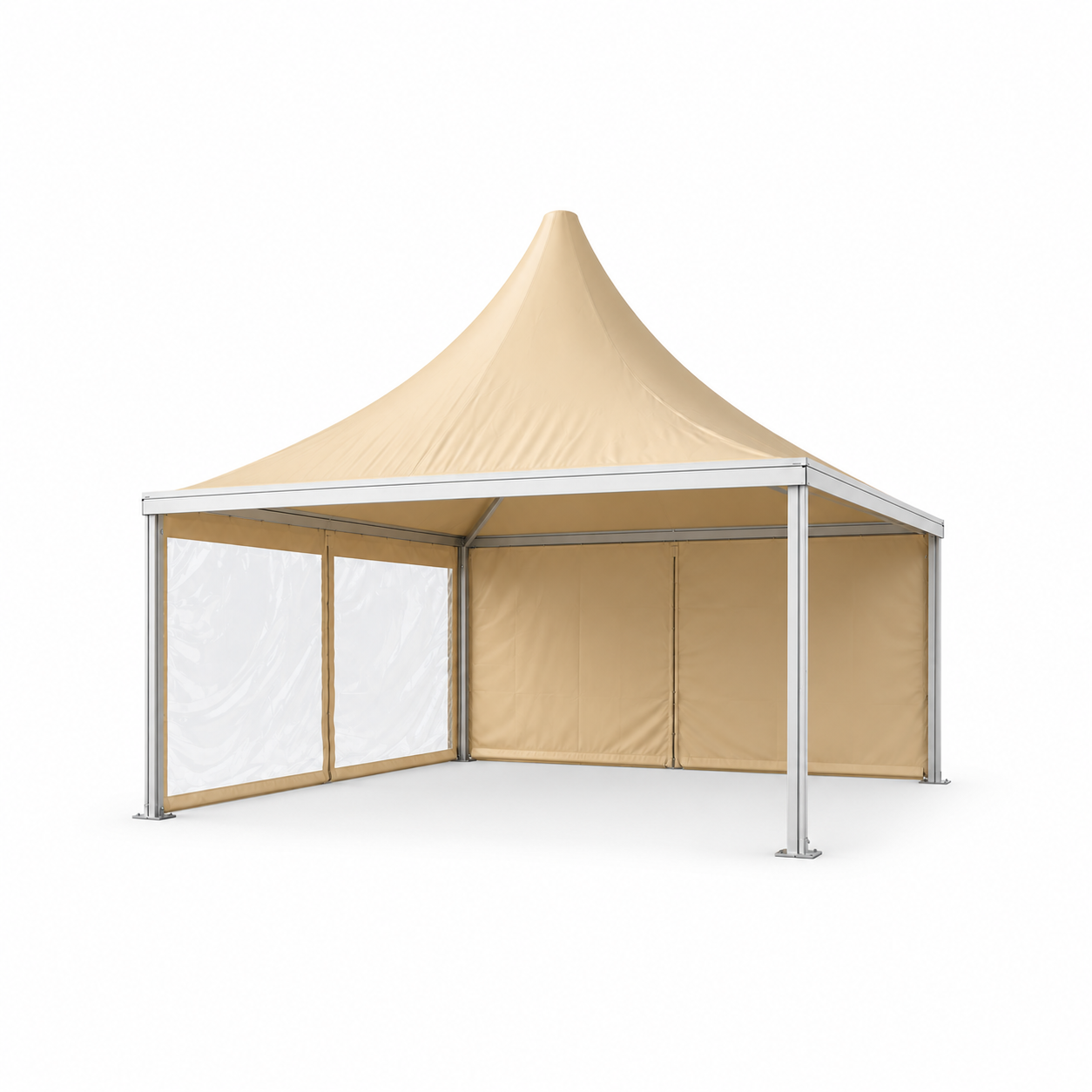 InHouse Rentals Pagodetent | Beige/wit